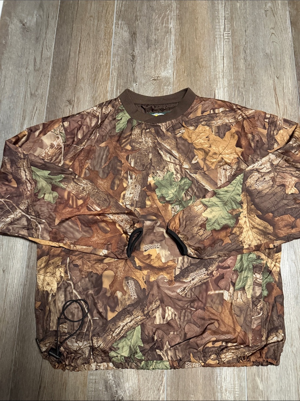 Cabela's Windbreaker Men's Realtree-Style Camo Pullover